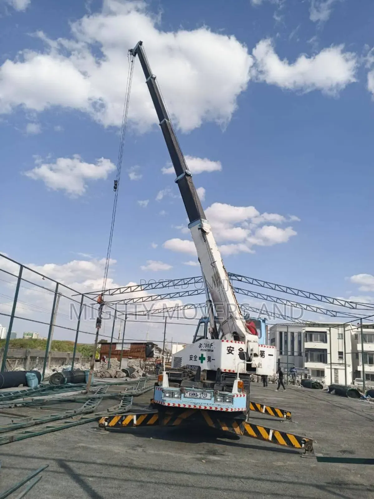 Trailers With Lifting Cranes Are Available