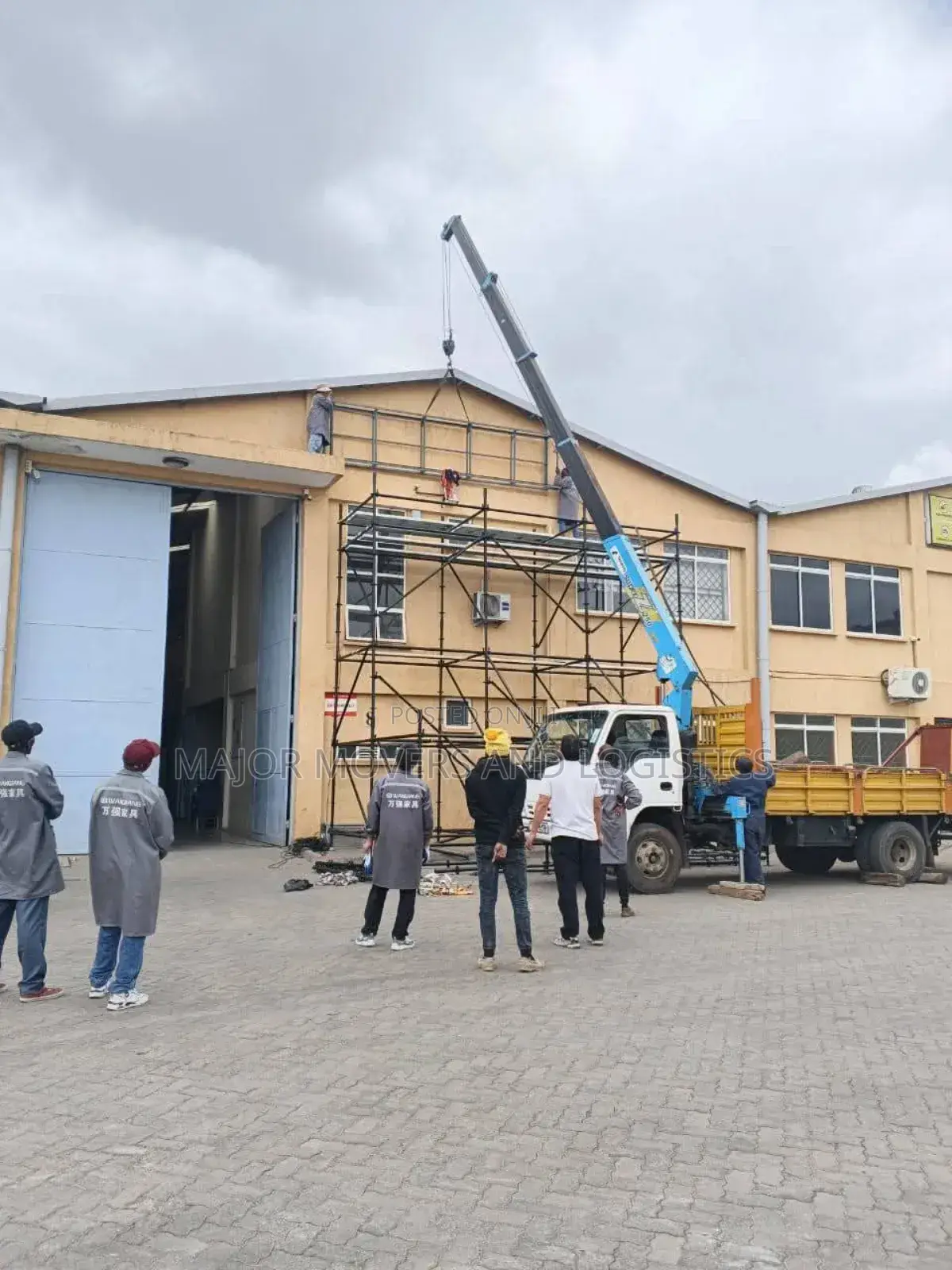 Mguu Kumi Trucks With Hoisting Cranes Are Available