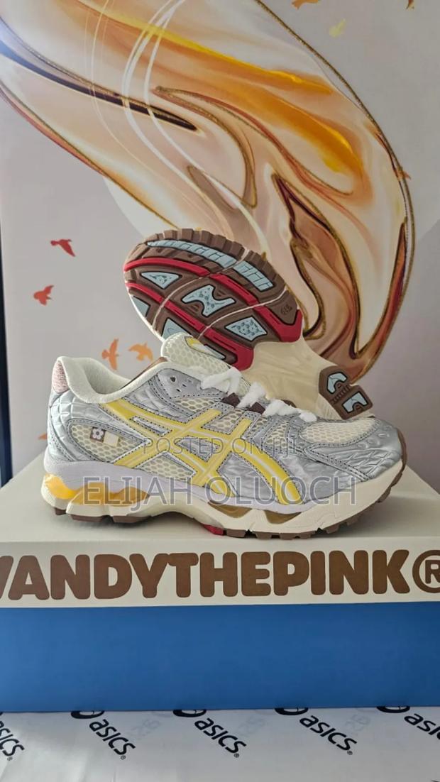 Asics Gel Nimbus 'Atmos Vandythepink'Ivory Pineapple Slice