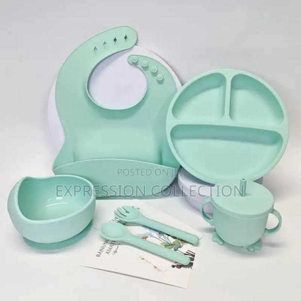 6pc Silicone Baby Feeding Cutlery Set Now Available - thumbnail 5