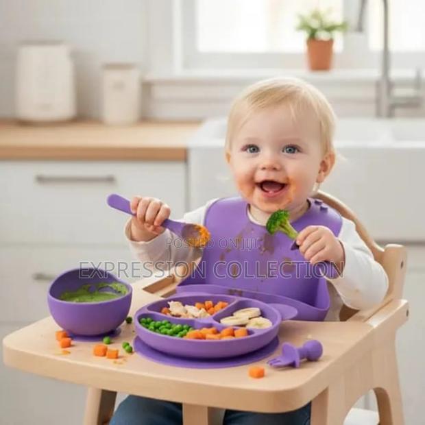 6pc Silicone Baby Feeding Cutlery Set Now Available - thumbnail 6