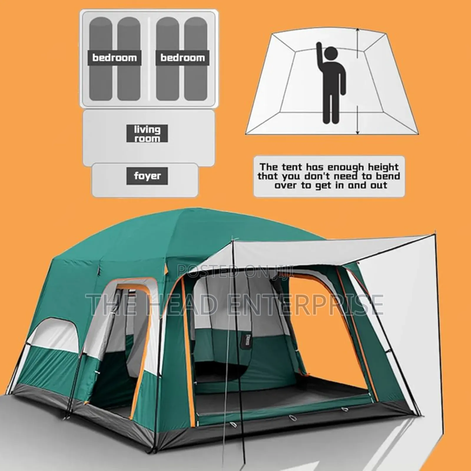 Approved Design Mega Tent Upto 15 Person