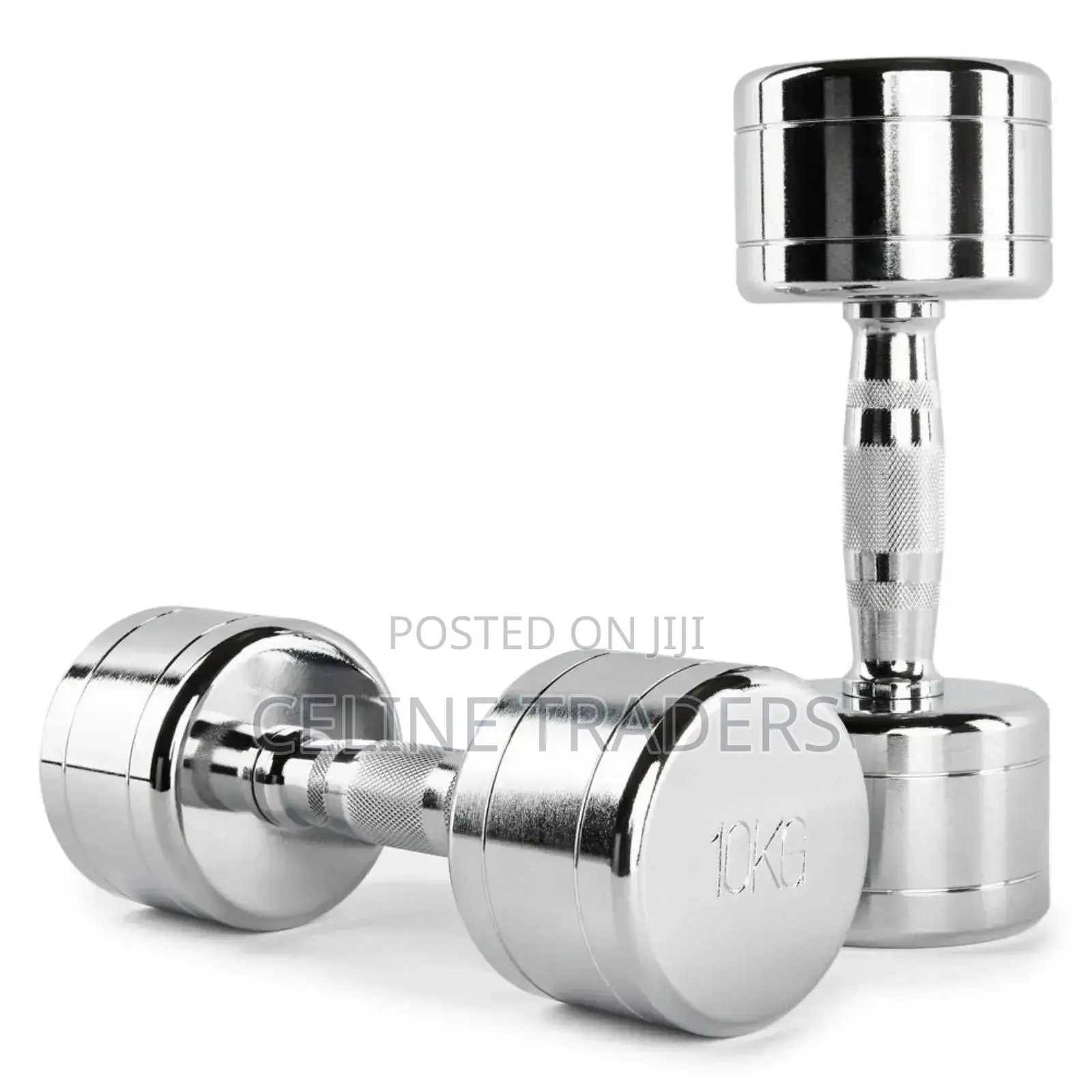 ,10kg Chrome Dumbbells (Ctn Package)