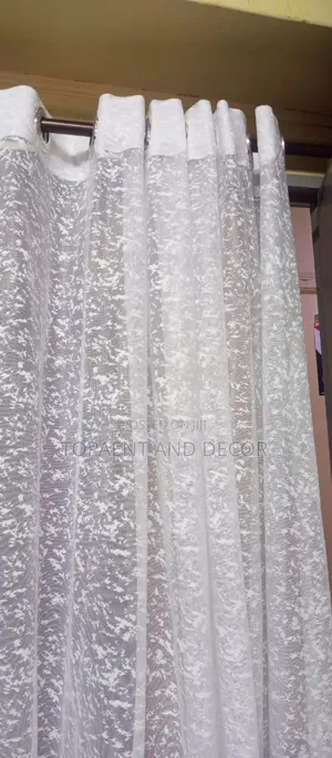 Classic and Clean White Heavy Duty Sheer
