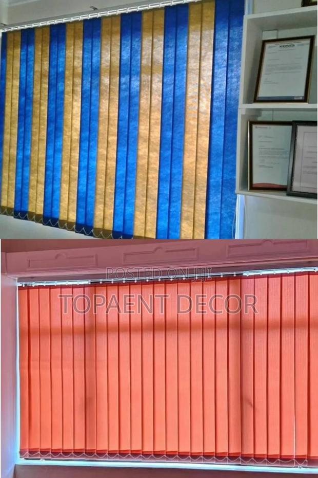 Where Luxury Meets Practicality With Vertical Office Window Blinds - main view