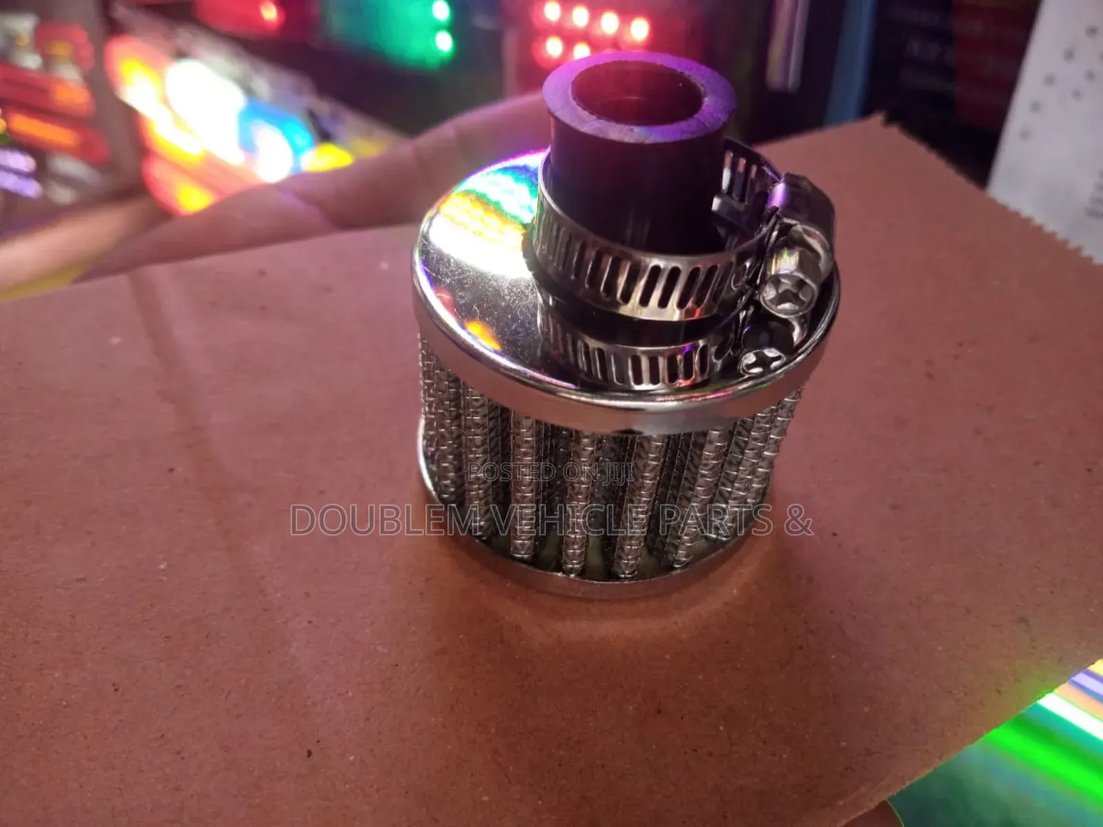 Universal Mini Airfilter/Cold Intake/Breather Section Ofoil Catch Can