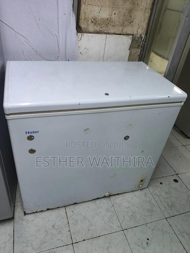 Ramtoms White Painted Deep Freezer