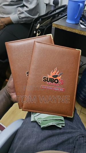 A5 Size Leather Menu Folder - thumbnail 2