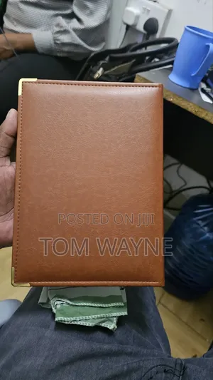 A5 Size Leather Menu Folder
