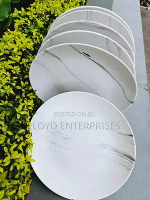 Grey Patches Ceramic Dinner Set -6pcs