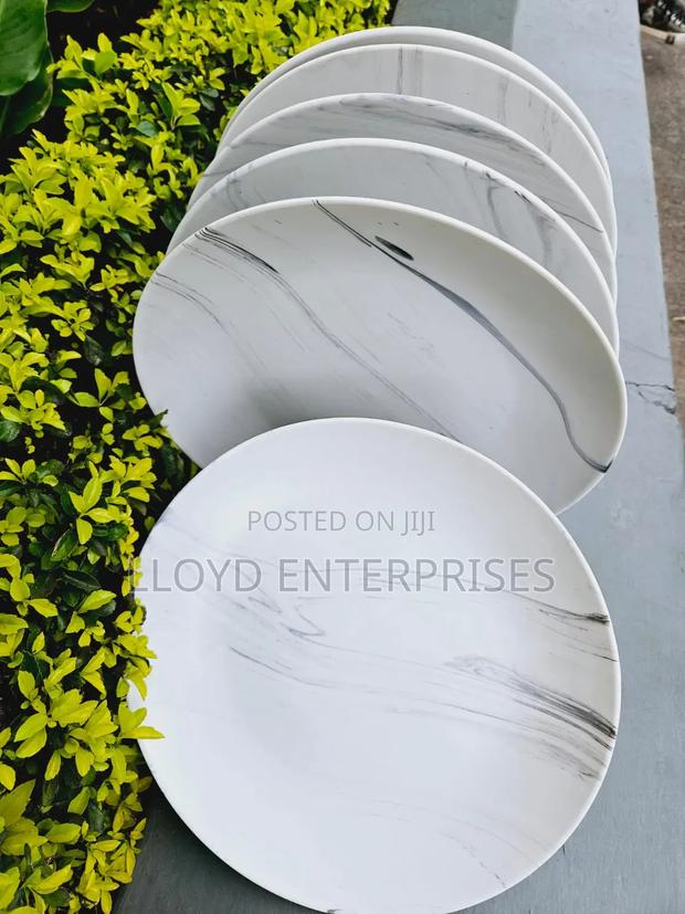 Grey Patches Ceramic Dinner Set -6pcs