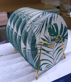 6pcs Green Plates