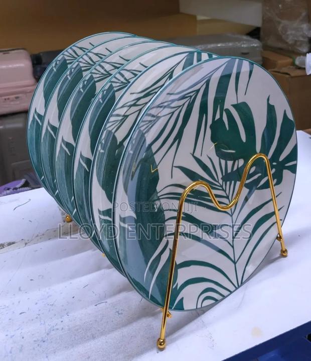 6pcs Green Plates