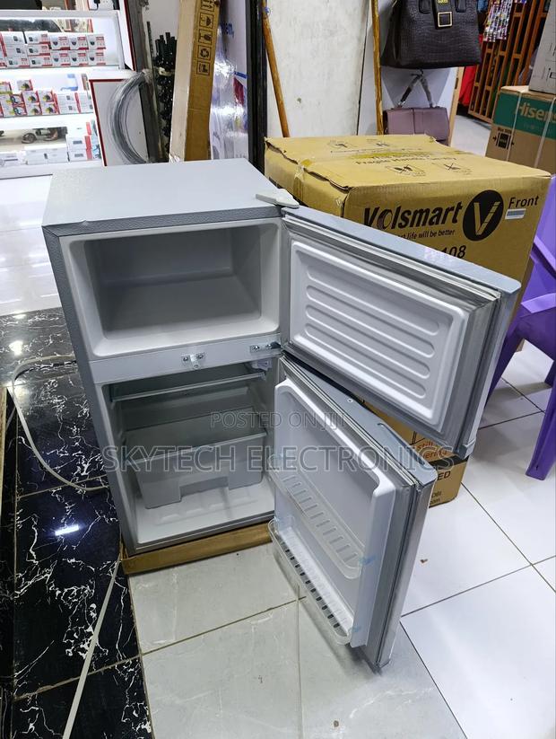 Volsmart 108l Double Doors Vl-Bcd108: Energy Saving Refrigerator