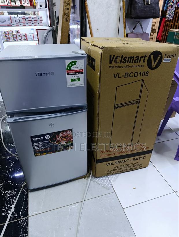 Volsmart 108l Double Doors Vl-Bcd108: Energy Saving Refrigerator - thumbnail 2