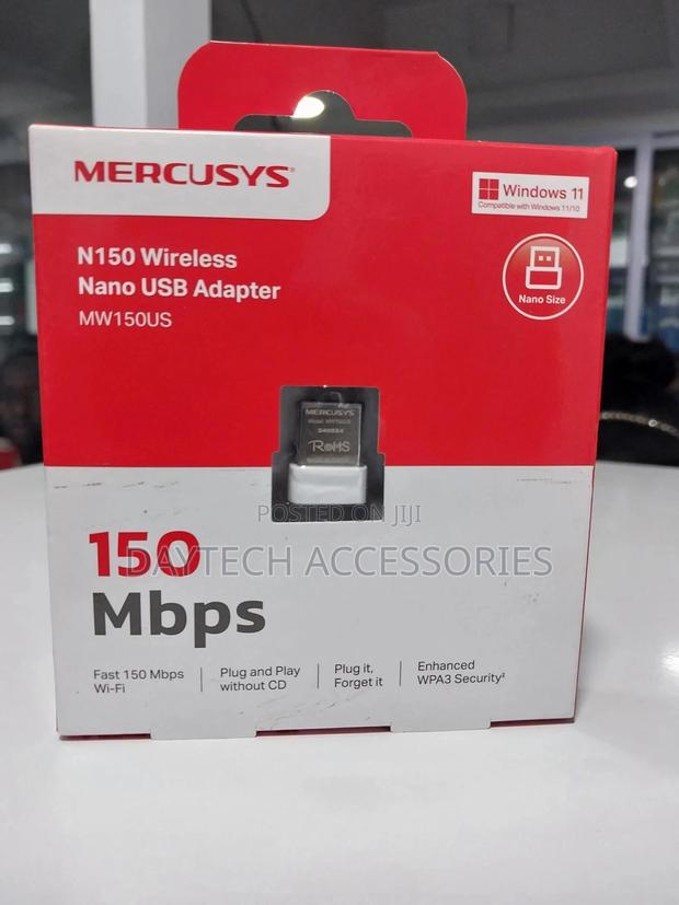 Mercusys Mw150us Usb Nano Wifi Adapter - main view