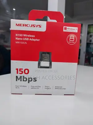 Mercusys Mw150us - Wireless Wifi Nano Usb Adapter 150mbps.