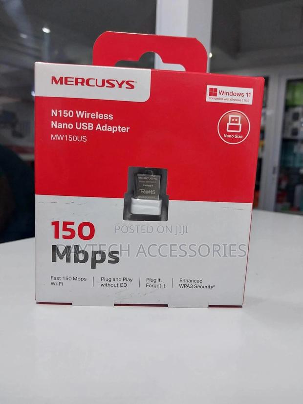 Mercusys Mw150us - Wireless Wifi Nano Usb Adapter 150mbps. - thumbnail 2