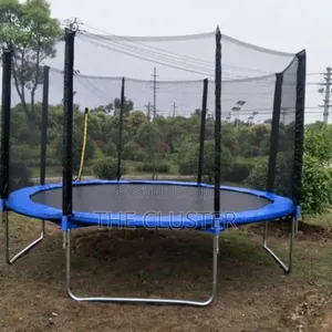 Trampoline With Stairs Case-12fts