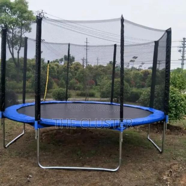 Trampoline With Stairs Case-12fts
