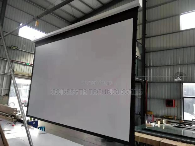 Lightwave Electric Projector Screen 240 X 240 Cm - thumbnail 2