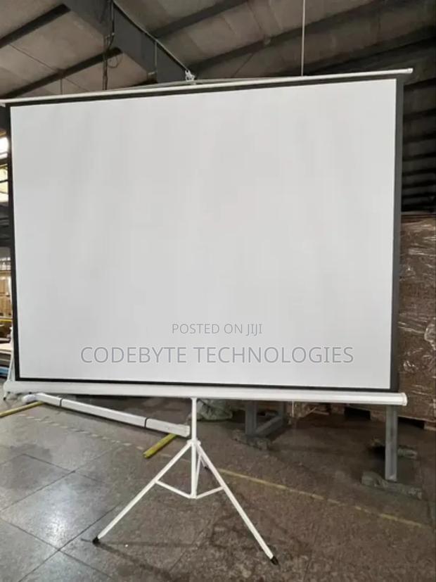 Lightwave Tripod Projector Screen 200 X 200 Cm - thumbnail 3