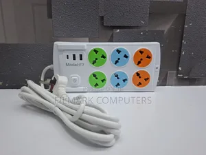 Fk Extension Cable.6 Way F7 Socket. 2 - Usb, Type C Ports. Heavy Duty