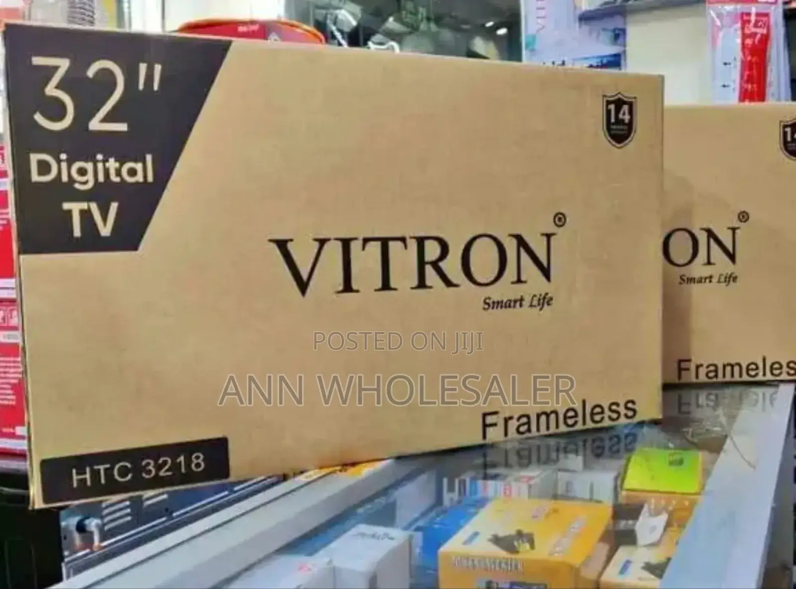 14 Months Vitron 43 Inch Frameless Tv