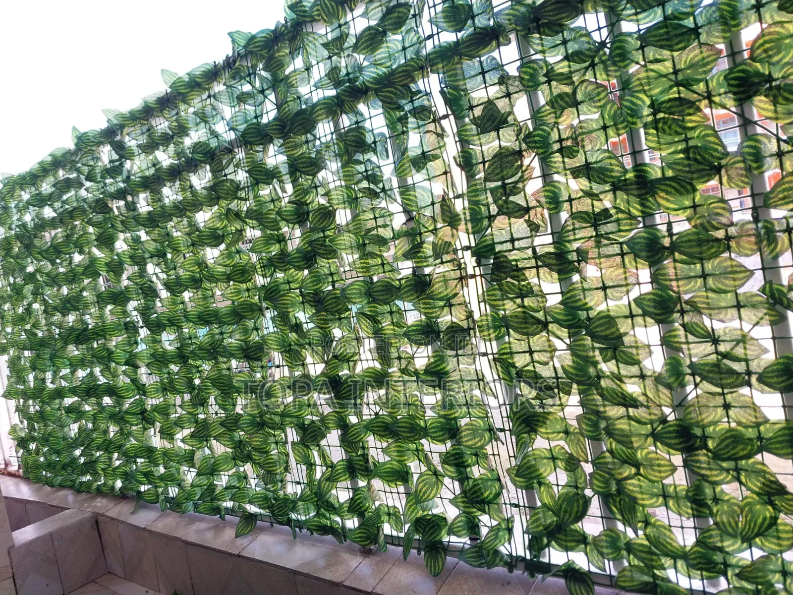 Watermelon Shade Green Artificial Balcony Privacy Fence