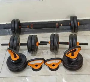 6 In 1 50 Kgs+ Kettle Bells + Adjustable