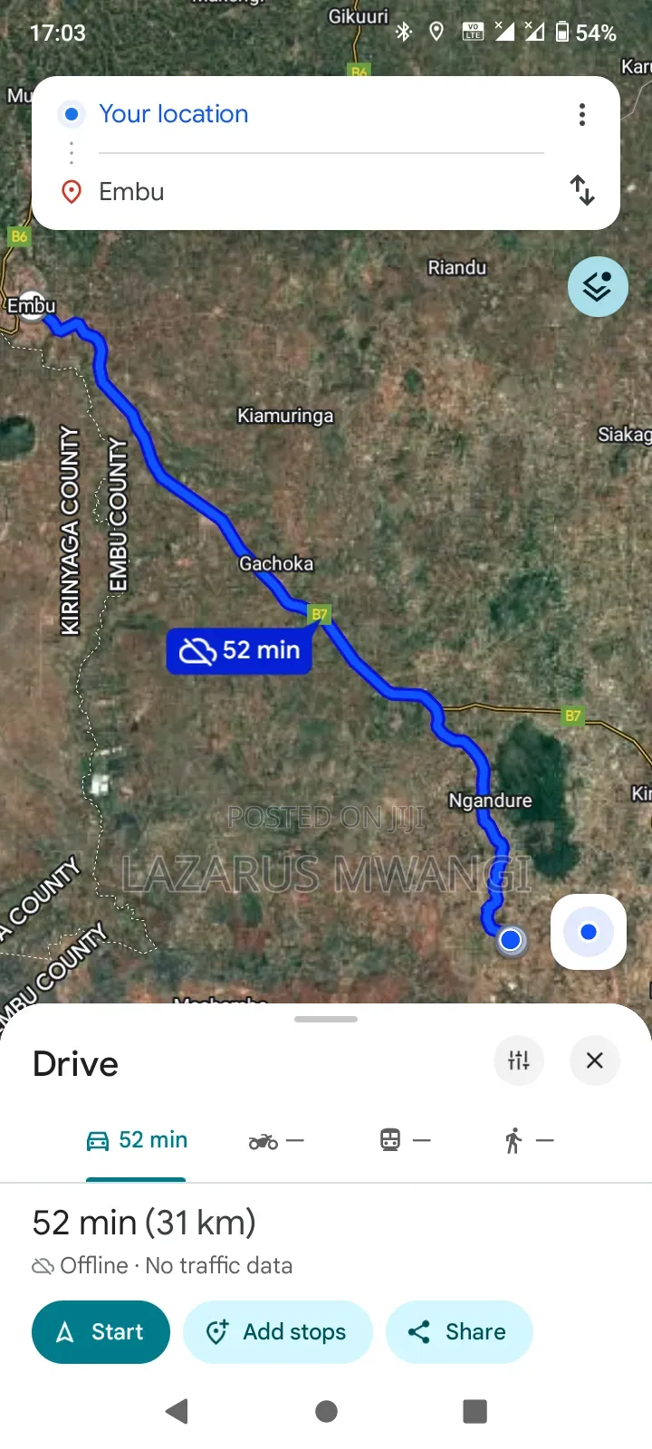 2 Acres Of Land At Kiritiri Area With Title