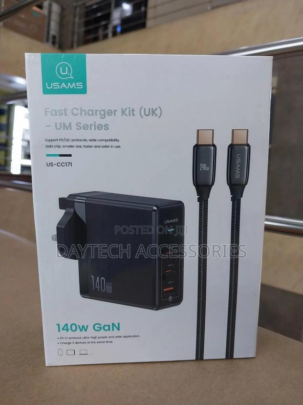 Usams 140w Gan Fast Wall Charger - Cc171