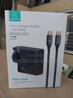 Usams 140w Gan Fast Wall Charger - Cc171