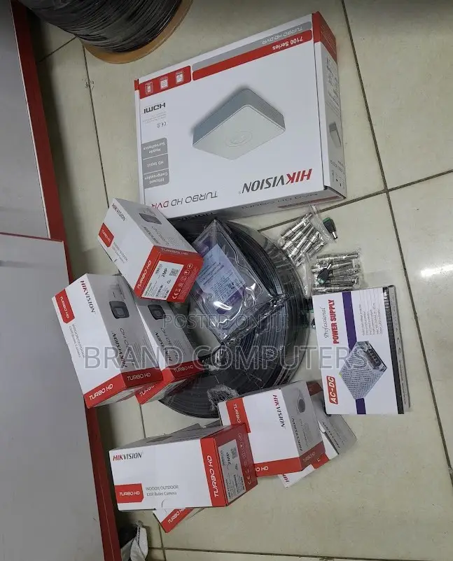 Dome/Bullet 2mp Ir 8 Channel Hikvision Full Kits System