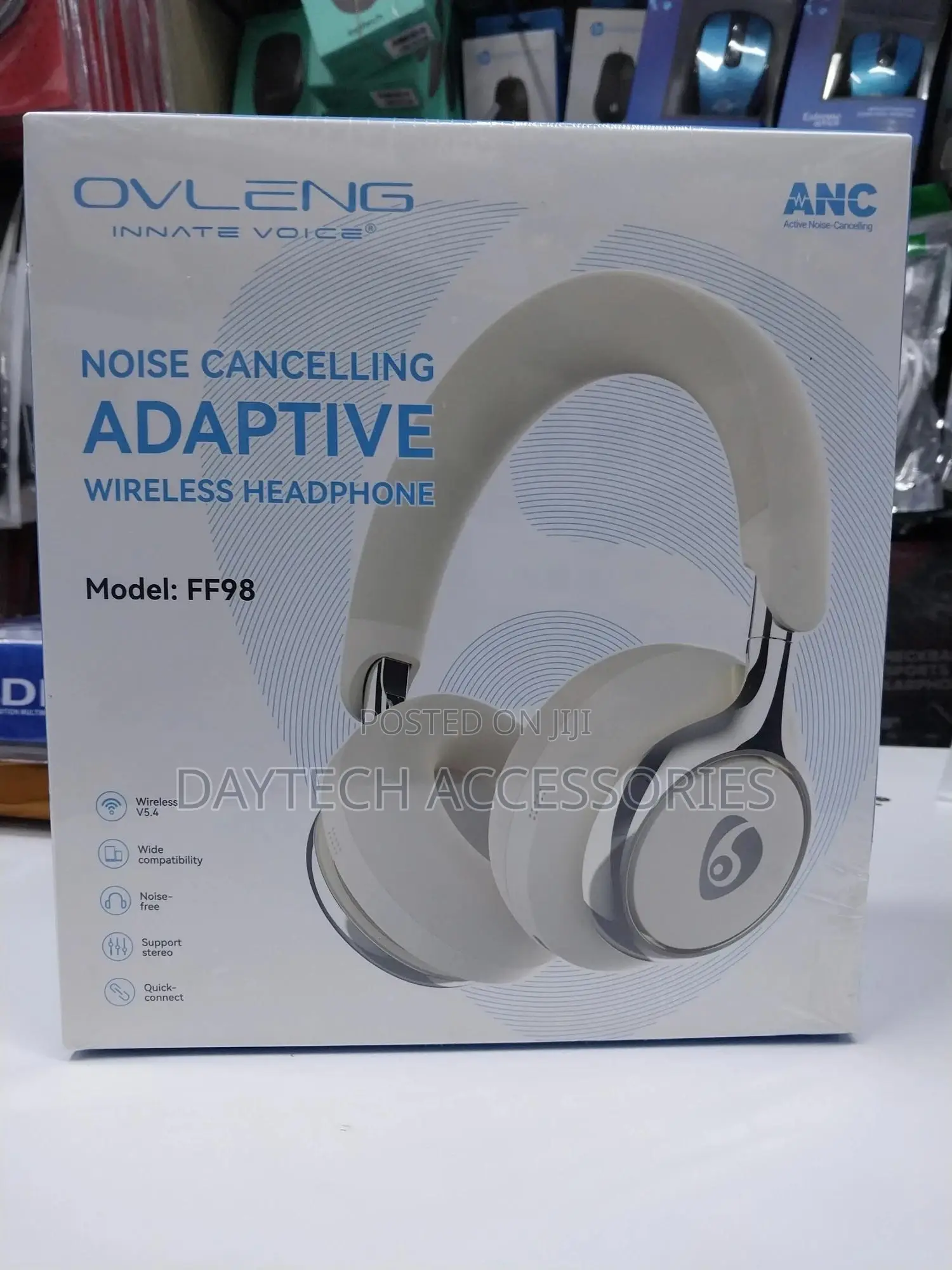 Ovleng Foldable Wireless Bluetooth Headset.