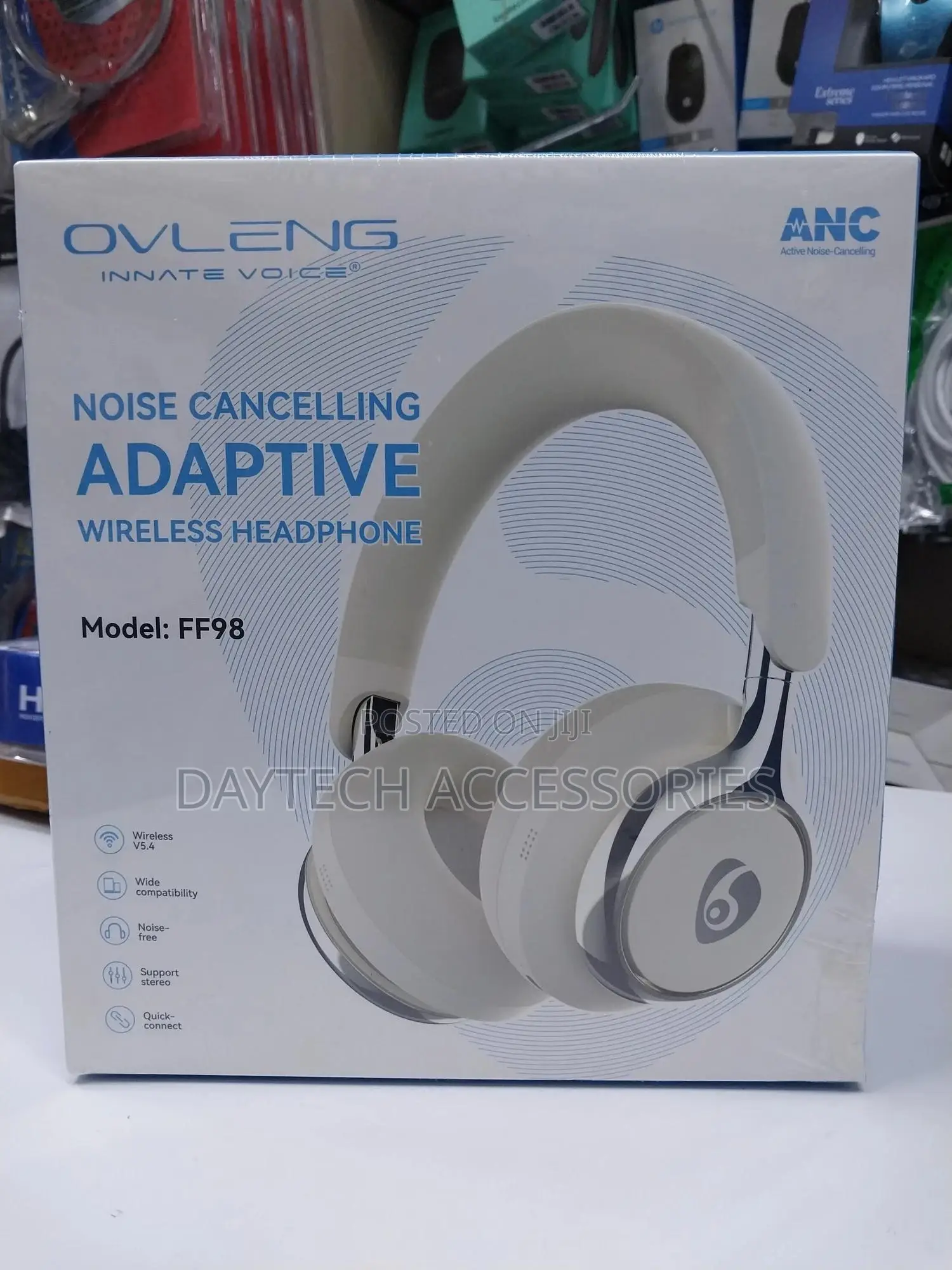 Ovleng Foldable Wireless Bluetooth Headset.