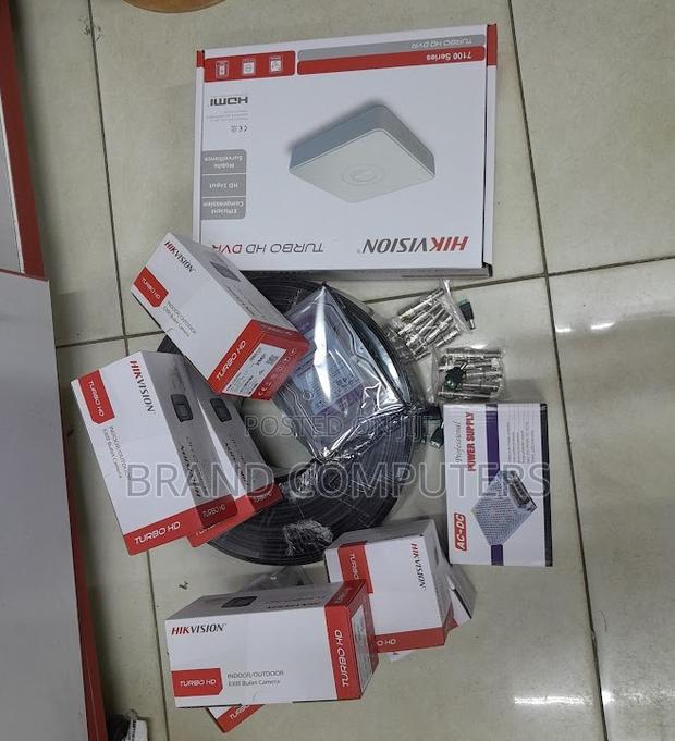 Full Kit 8 Channel Hikvision 8pc Ir 2mp Dome/Bullets Cameras