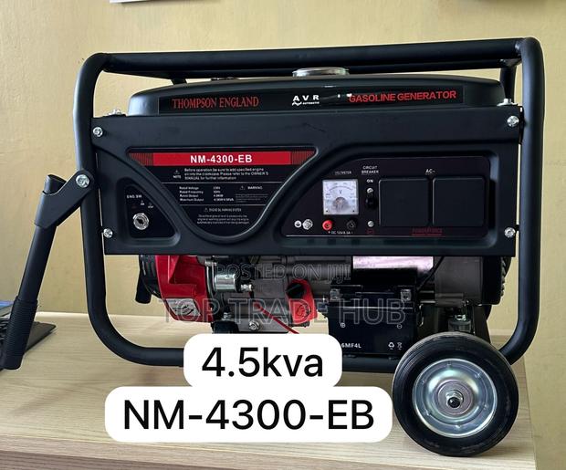 Powerful Thompson 🏴󠁧󠁢󠁥󠁮󠁧󠁿 Petrol Generator 4.5kw Trolley Type - main view