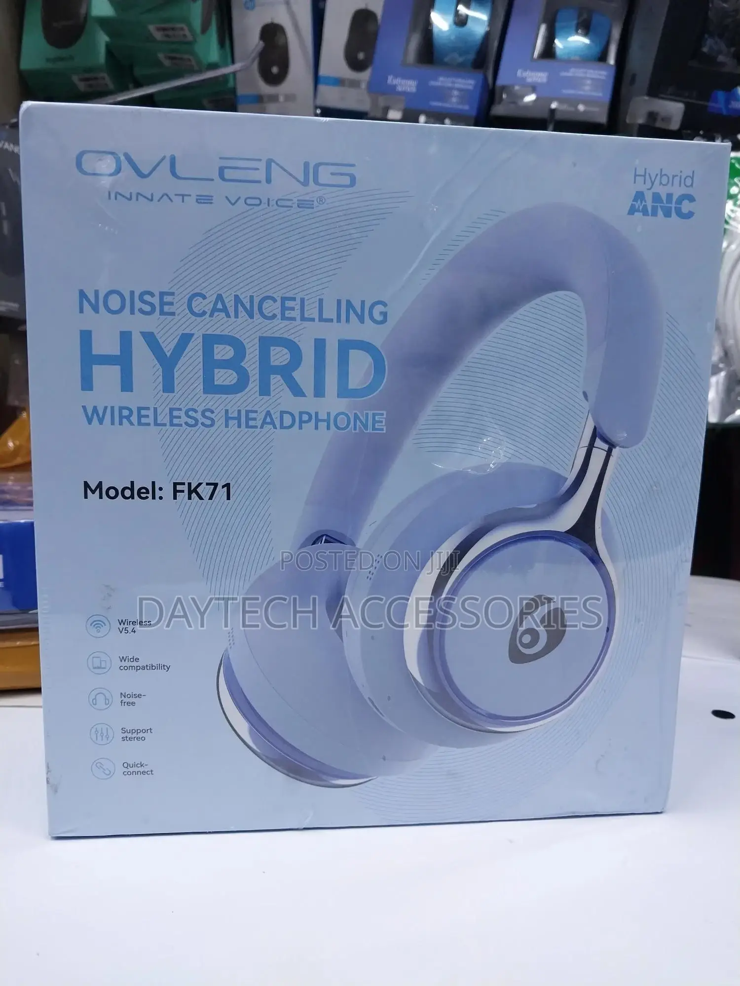 Ovleng Fk71 Hybrid Wireless Headphone.
