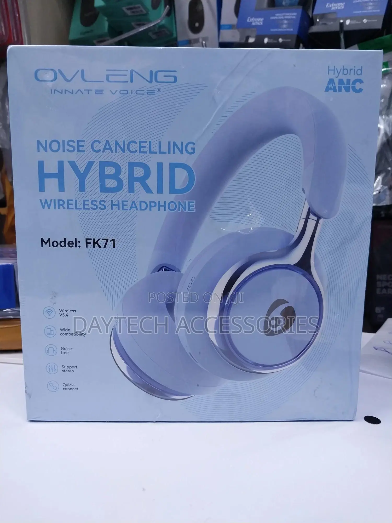 Ovleng Fk71 Hybrid Wireless Headphone.