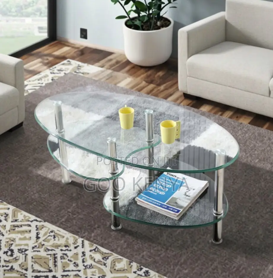 Home Table; Thick Tempered Glass Table Top for Kitchen With Edges
