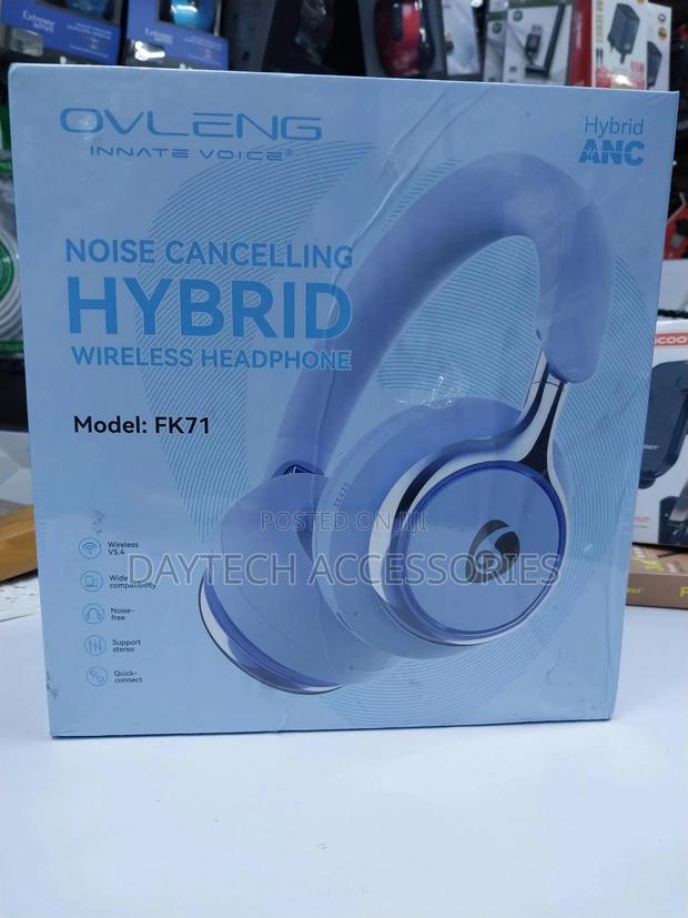 The Ovleng Fk71 Hybrid Anc Wireless Headphones.