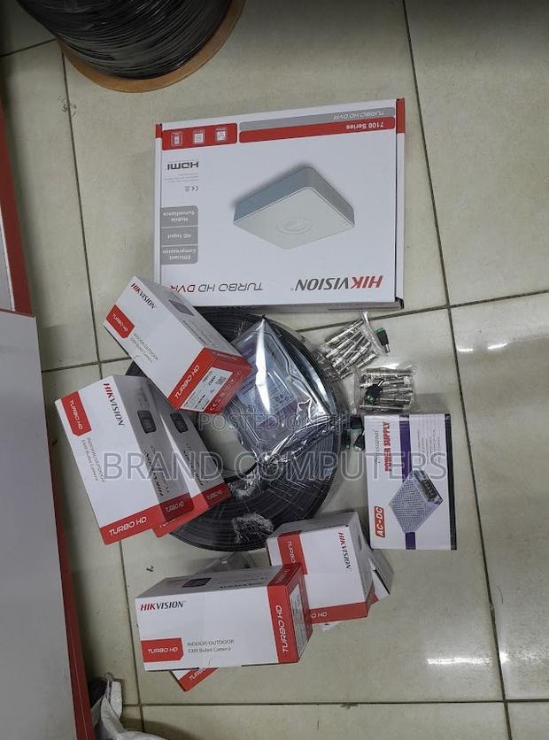 Hikvision 8 Channel CCTV Camera Full Package With 8pcs Camera Ir Hd