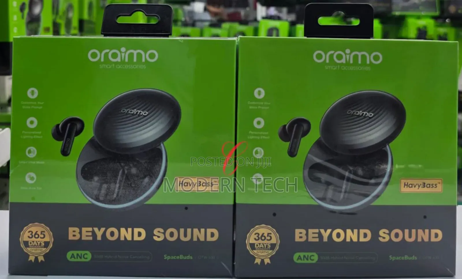 Oraimo Spacebuds Hybrid Anc Earbuds Customized Voice Prompt