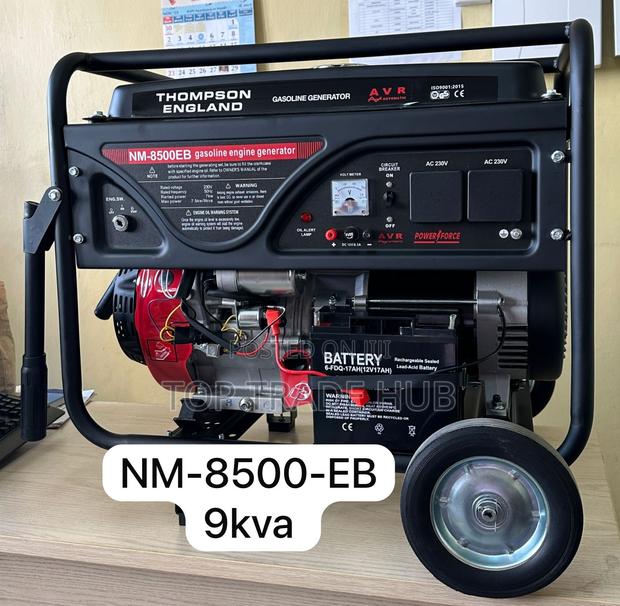 Heavy-duty Thompson 🏴 Gasoline Generator 9kva Trolley Type