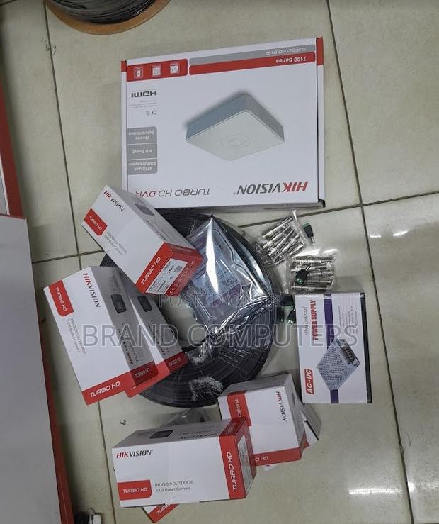 8 Channel Hikvision Camera Full Kit With 8pcs Camera Set