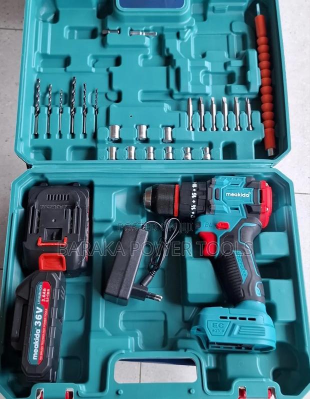 Meakida Brushless and Cordless Drill - main view