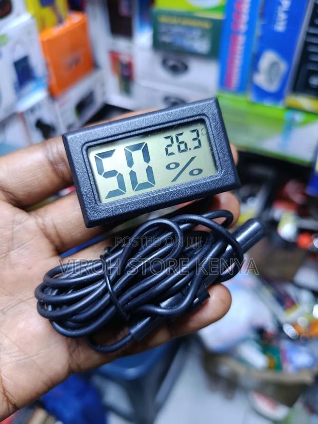 Digital Lcd Thermometer Hygrometer Humidity Temperature Meter Indoor - thumbnail 3