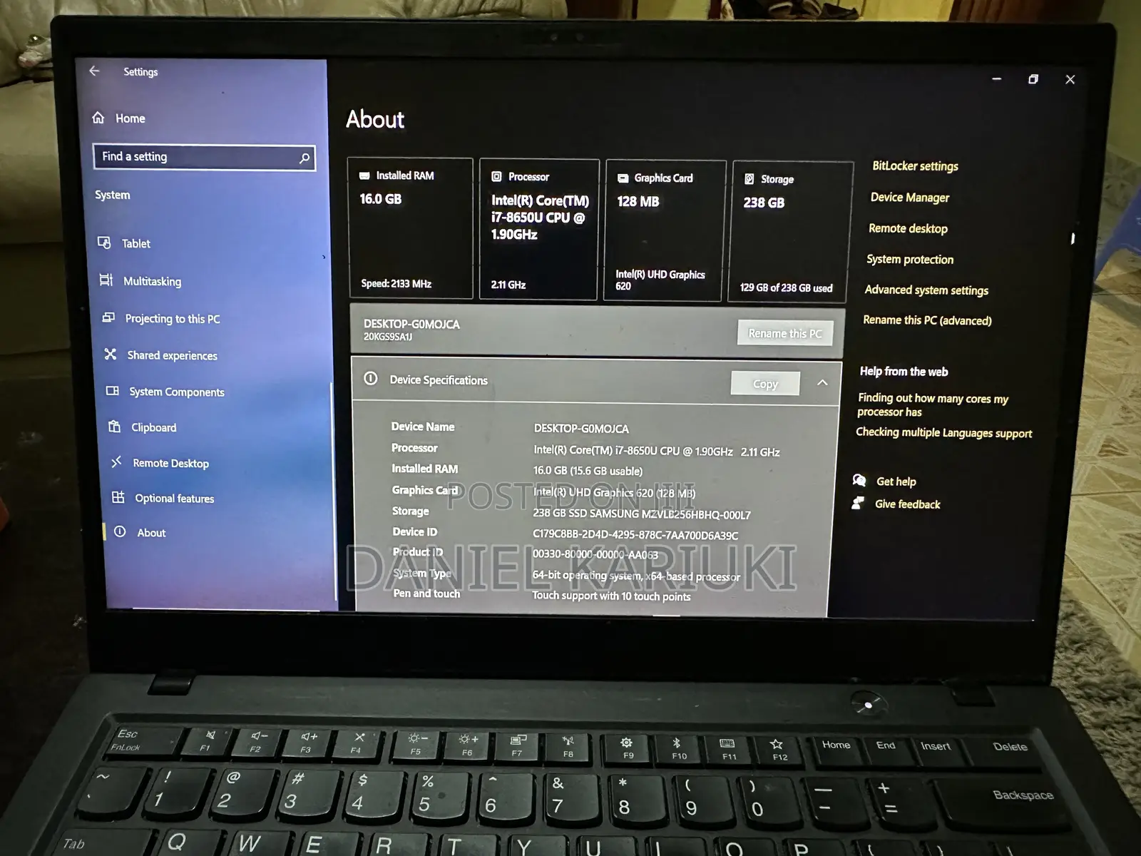 Laptop Lenovo ThinkPad E14 Gen 6 16GB Intel Core i7 SSD 256GB