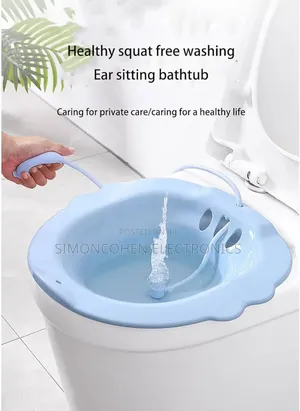 Postpartum Sitz Bath Basin And Hand Pump
